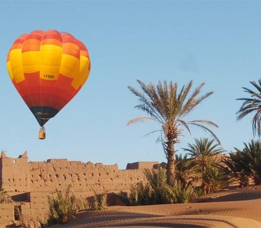 hot air ballooning in morocco